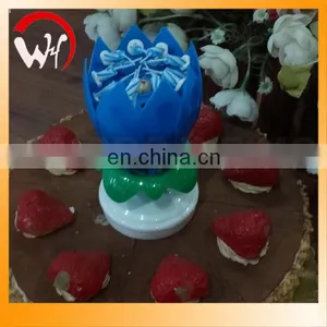 Lotus Flower Music Birthday Candle Supplier Wholesale thumbnail-1