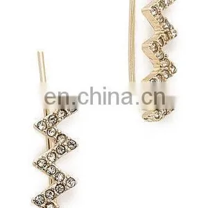 Pave Zig Zag Ear Crawlers Set thumbnail-3