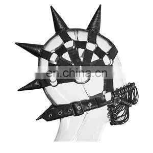 Punk Rave Post Apocalyptic Fetish Head Harness-mask S-201 thumbnail-2