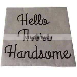 Fashion New Design Handmade Cushion Cover50x50 Wholesale Linen Sofa Decorative Machine Embroidery Designs Cushion Cover thumbnail-3