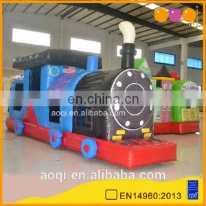 Best Price Large Inflatable Train Fun City Baby Funny Jumps Inflatable Indoor Playground on Sale thumbnail-1