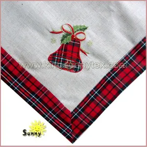 Scottish Lattice of Christmas Tablecloth in 2017 thumbnail-1