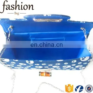 CR Sample Available Western Styles Jeans Material Envelpe Shape Skull Pattern Popular Luxury Denim Fabric Handbags thumbnail-6