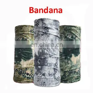 Factory Price Custom Printed Design High Quality Polyester Camo Bandana thumbnail-1