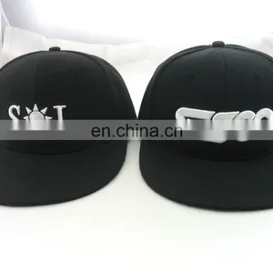 Normal Bill Custom Acrylic Wool Black Youth Snapback 2017 thumbnail-1