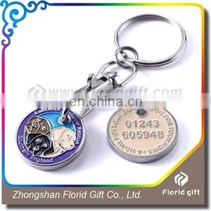 Bulk Cheap Debossed Branding Trolley Coin Key Holder thumbnail-1