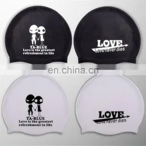 Pink Silicone Swim Cap for Woman thumbnail-5