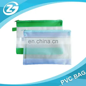 Custom Zipper Closure Die-cut Handle Cosmetic PVC Bag thumbnail-5