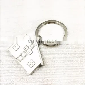 3D High Quality Metal Keychains With House Image thumbnail-3