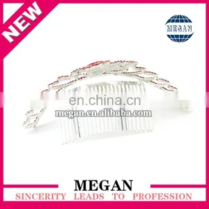 Popular Girl Jewelry Headdress Rhinestone Tiaras Crown Hair Comb thumbnail-2