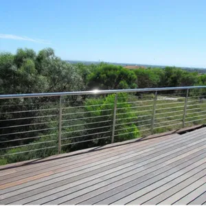 DIY Cable Railing / Wire Rope Railing Balustrade With Stainless Steel Wire Ropes for Decking thumbnail-5