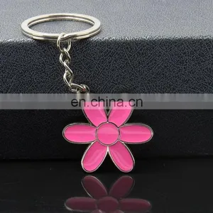 Metal Enameled Flower Keychain Most Popular for Girls thumbnail-4