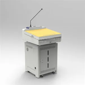 Modern Classroom Digital Podium; Multimedia Lectern; Cheap Pulpit on School Furniture thumbnail-3