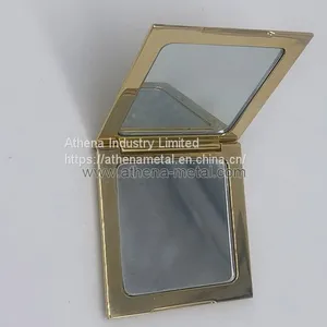 Suqare Metal Compact OEM Metal Compact Box Custom Metal Compact Box Metal Compact Box Distributor thumbnail-2