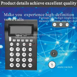 China BN220 Business Telephone +A26 Business Telephone Headset for Call Center thumbnail-3