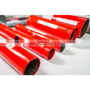 we Supply A135 1'' Red Powder Coated Grooved Fire Fighting Seamless Pipe thumbnail-3