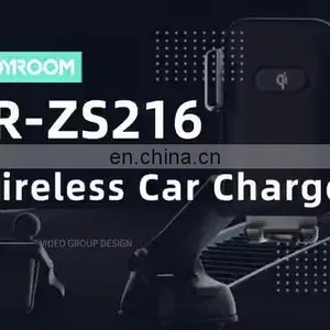 JOYROOM New Design Three-axis Car Holder Electric Wireless Charging Car Phone Holders Car Charger thumbnail-1
