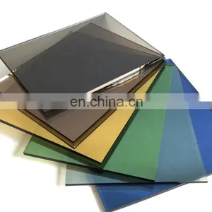 High Quality Factory Prices 4mm 5mm 6mm Dark Grey Reflective Glass thumbnail-5