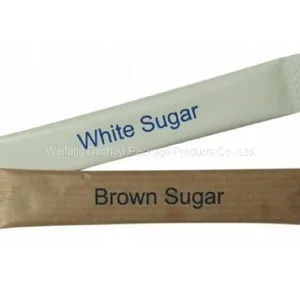 Automatic Packing PE Coated Kraft Paper Roll as Sugar Salt Pepper Sachet and Sticker Materials thumbnail-1