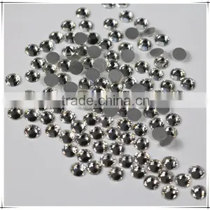 Top Quality Nail Art Rhinestones Crystal AB Clour Silver Flatback Non Hotfix Rhinestone for DIY Nails Decoration thumbnail-6
