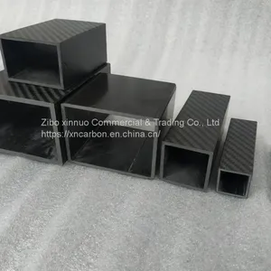 High Strength Right Angle R1 3K Twill Matte Square Foursquare Quadart Carbon Fiber Tubing Tube thumbnail-3