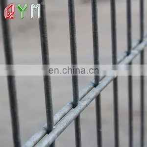 Green Galvanized Powder Coated 868 Double Wire Mesh Fence thumbnail-5