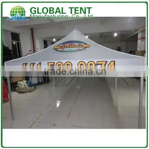 40mm Aluminum Fold Tent 10ft X 20 ft With All Metal Connectors, Custom Print Canopy& Valance,1 Full Wall & 1 Half Side Wall thumbnail-6