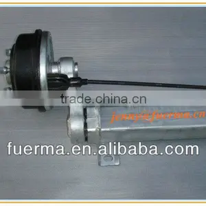 1.8t Rubber Torsion Axle With Mechanical Brake thumbnail-1