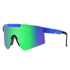 2021 Sports Big Frame UV400 Running Cycling Pit Viper Style Sunglasses thumbnail-5