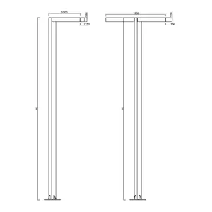Waterproof Outdoor Post Lights DLG-LED-045 thumbnail-3