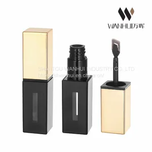 LP008 Wholesale Empty Transparent Square Lip Gloss Tube Container With Private Logo thumbnail-2