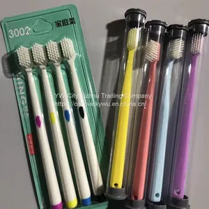 100% Organic Replaceable Private Label Wholesale Wooden Bamboo Charcoal Toothbrush thumbnail-1
