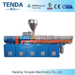 TSH-40 TENDA 65KW Masteratch Granulating Plastic Twin Screw Extruder thumbnail-1