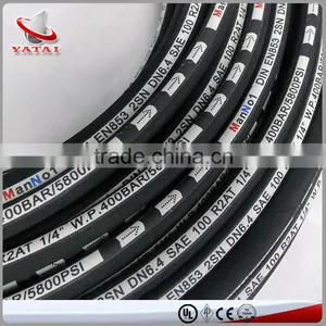 Low Pressure High Flexible Fiber Rubber Hose Heat Resistant thumbnail-2