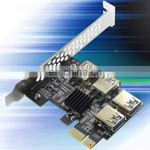 High Quality Pci-e To 4 Ports Usb3.0 Adapter 1 Turn 4 X Usb 3.0 Converter Card thumbnail-1