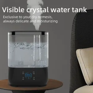 Smart Humidifier 5L Top Fill Tabletop Led Light Night Digital Essential Oil Ultrasonic Humidifier thumbnail-1