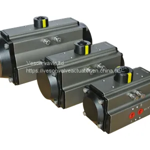 Veson Valve Actuator at Series Double Action Rack and Pinion Pneumatic Rotary Actuator Air Actuator thumbnail-1