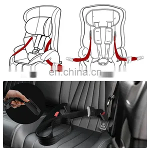 Powder Coating Tensile Strength 10000KN Steel Adjustable ISOFIX Latch Connector Car Seat Strap Anchor Fix for Child Seat thumbnail-3