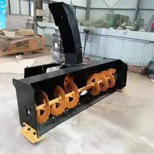 Chinese Skid Steer Snow Removal Machine Skid Steer Snow Blower Snow Thrower for Skid Steer Loader thumbnail-1