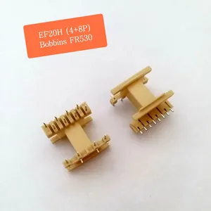 EF20 Horizontal Bobbins, EF20H(4+8P) Horizontal Bobbins, EF20 Horizontal Transformer Bobbins. FR530 Material, Fast Delivery Time. thumbnail-1