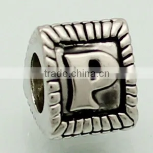 Beautiful Memory Stainless Steel Metal Letter Beads thumbnail-1