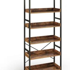 Modern Simple Storage Shelf Multi-storey Floor-to-ceiling Living Room Bookshelf Household Storage Shelf thumbnail-3