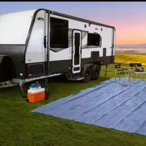 4x6M Groundsheet Awning Carpet With Stainless Steel Eyelets and 1 PVC Bag , 13 Pegs thumbnail-3