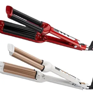 Three Tube Curling Stick/Chicken Rolls Wave Temperature Regulating LCD Display Curler/hairdresser（Wechat:13510231336） thumbnail-1