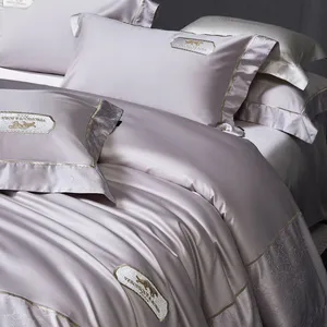 Modern Farmhouse French Linen Duvet Cover Set With Corner Ties thumbnail-1