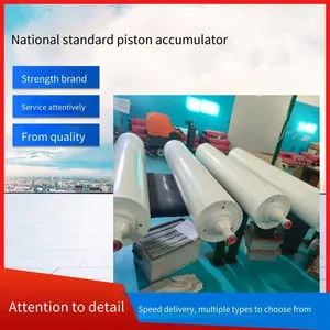 National Standard Piston-type Hxq Accumulators With Capacities of 20l, 2l, 2.5l, 10l, 50l, 100l, 150l for Hydraulic Energy Storage thumbnail-1