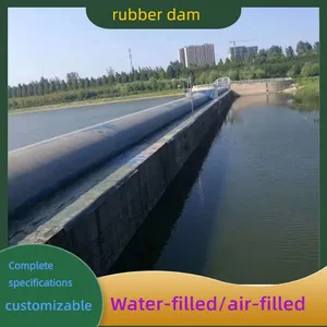 EPDM Inflatable Rubber Dam Custom Air/Water Filled Flexible Water Retaining Weir thumbnail-4