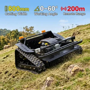 Servo 800mm Tracked Remote Control 60 Degree Multifunctional Grass Trimmer thumbnail-1