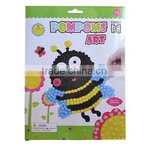 Bee Design Pompoms Art for Kids Craft thumbnail-1