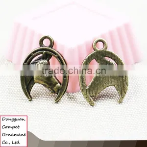 Compet Wholesale Diy Jewelry Zinc Alloy Chinese Zodiac Horsehead Pendant thumbnail-1